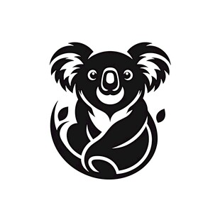 可爱考拉卡通形象设计