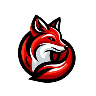 红色狐狸标志设计