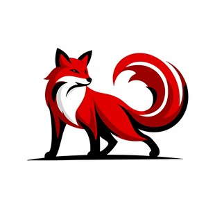 红色狐狸标志设计
