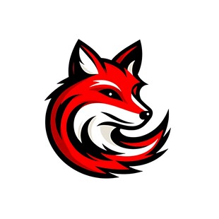 红狐动感标志形象
