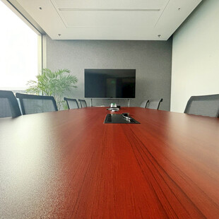 现代风格会议室长桌场景