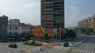 城市街角建筑景观