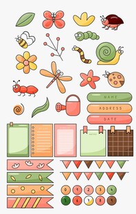 可爱卡通装饰素材集合