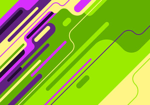 多彩几何线条抽象背景图