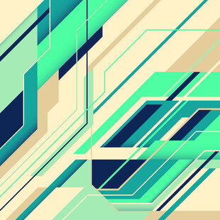 几何线条抽象背景图案