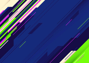多彩线条抽象背景图