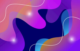 梦幻渐变流体抽象背景图