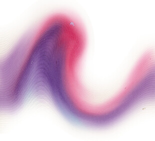 梦幻渐变波浪线条