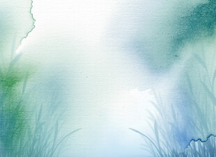 水墨意境朦胧自然风景