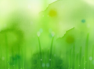 清新绿意草地梦幻背景图