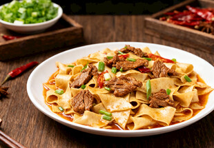 羊肉炒面片