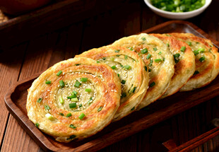 香酥葱花饼