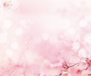 浪漫粉色樱花背景图