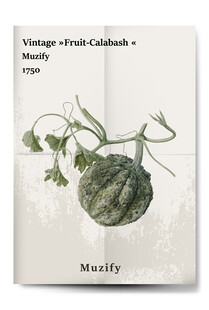 复古水果葫芦植物海报