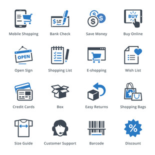 多样商务办公图标集合