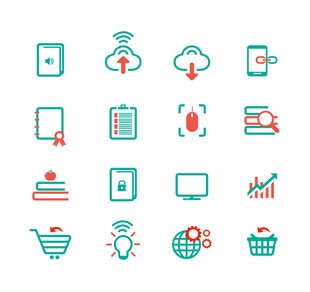 科技商务图标集合