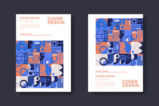 几何图案创意封面