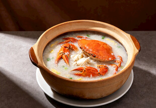 砂锅螃蟹粥