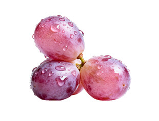 紫葡萄带水珠新鲜诱人