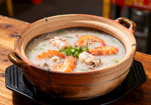 砂锅海鲜粥