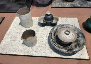 复古茶具组合展示