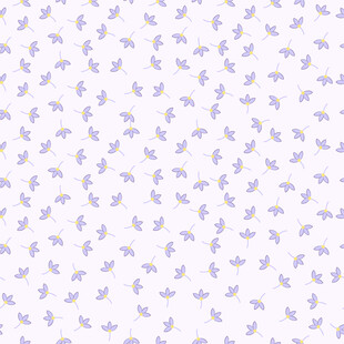 淡紫色碎花图案