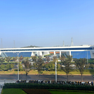 现代化工厂外观景观