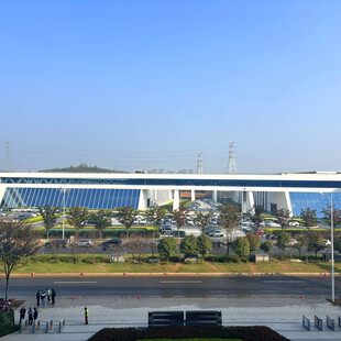 现代化机场外观景致