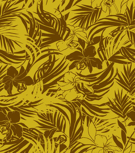 热带植物花纹背景图案