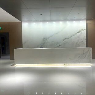 现代简约风格大理石前台