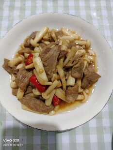 炒白玉菇