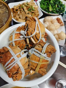 蒸螃蟹