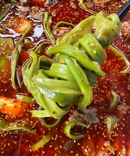 麻辣贡菜干肉片