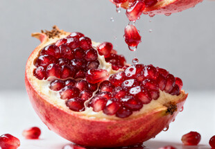 切开的石榴