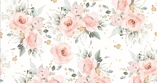 数码水彩花