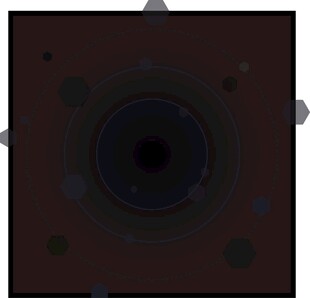 神秘黑色镜头特写