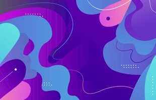 抽象多彩几何图案背景