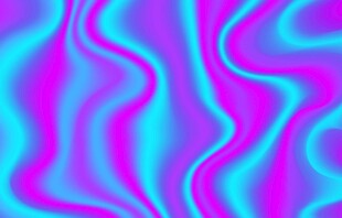 梦幻蓝紫渐变流体图案