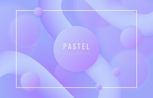 柔和淡紫色渐变背景设计