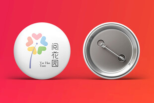 胸针工牌样机