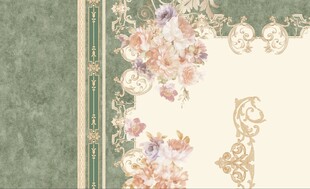 数码印花 定位花