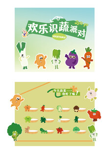 欢乐萌趣蔬菜主题活动图