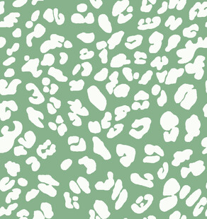 浅绿色底白色斑点图案