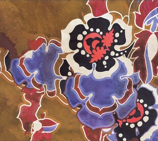 绚丽花卉图案