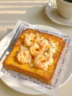 虾仁芝士烤吐司