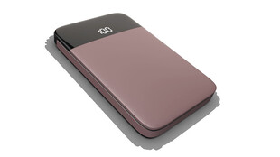 紫色便携充电宝