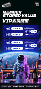 酒吧夜店酒水VIP会员充值日 