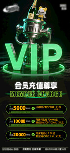酒吧夜店酒水VIP会员充值日 