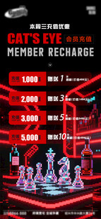酒吧夜店酒水VIP会员充值日 