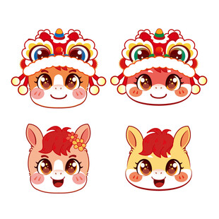 可爱萌趣的动物卡通头像